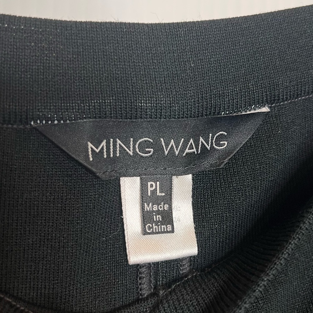 MING WANG‎ Pull Over Pant in Black. Size Petite Large - Picture 5 of 6